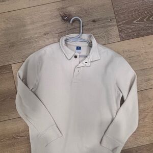 Old Navy Men's Off-White Polo Shirt